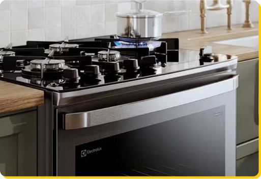 Conversao e instalação de fogão