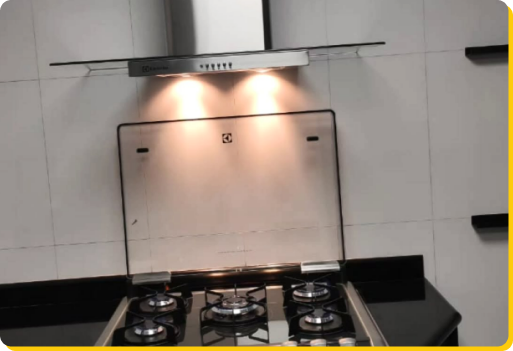 Instalação de Coifa (parede e ilha)